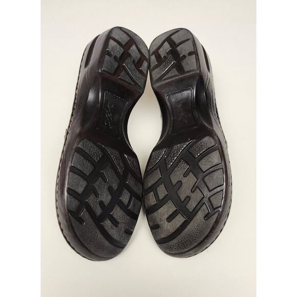 BOC Born Concepts Double Belt Brown Leather Clogs Size US 7 - Picture 6 of 9